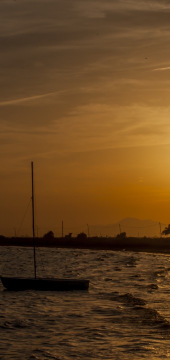 Atardecer en Playa de la Gola (Santa Pola)